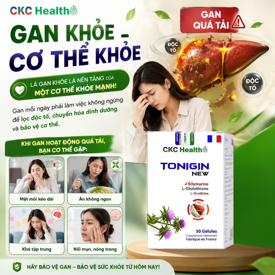 Lá gan khỏe là nền tảng của một cơ thể khỏe mạnh!